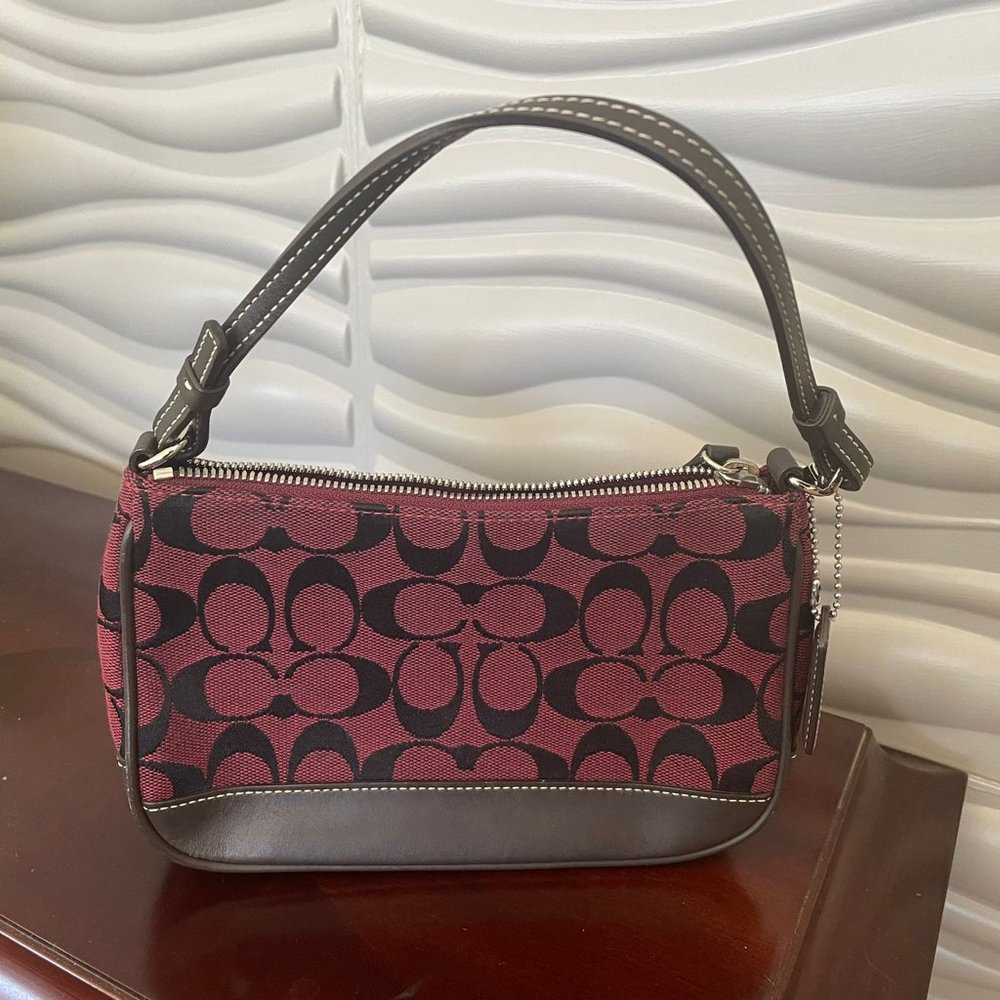 Woman Coach deep Red Mini Bag